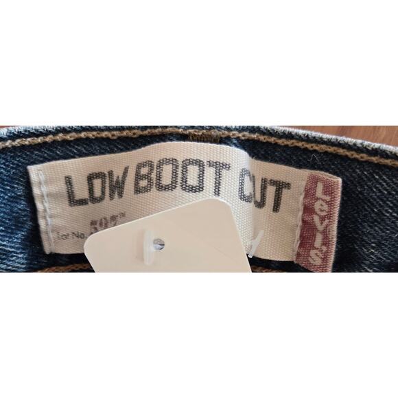 Vintage Levis 527 Low Boot Cut Jeans - Mens 33x30 - Blue - Picture 6 of 7